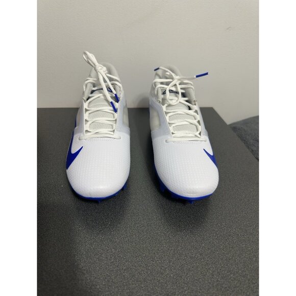 Nike Other - Nike Alpha Menace 4 Pro Football Cleats FD7037-103 White Royal Blue Size 9